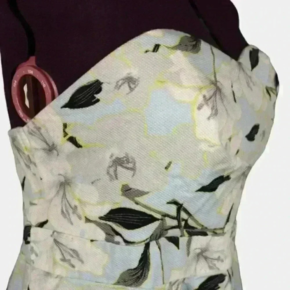 🔵 2/$15 ~ Ricki's strapless dress light blue and grey SIZE 18 - Picture 4 of 9